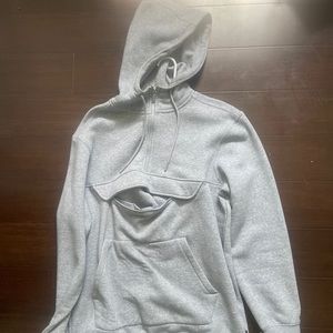 Men size medium grey hoodie